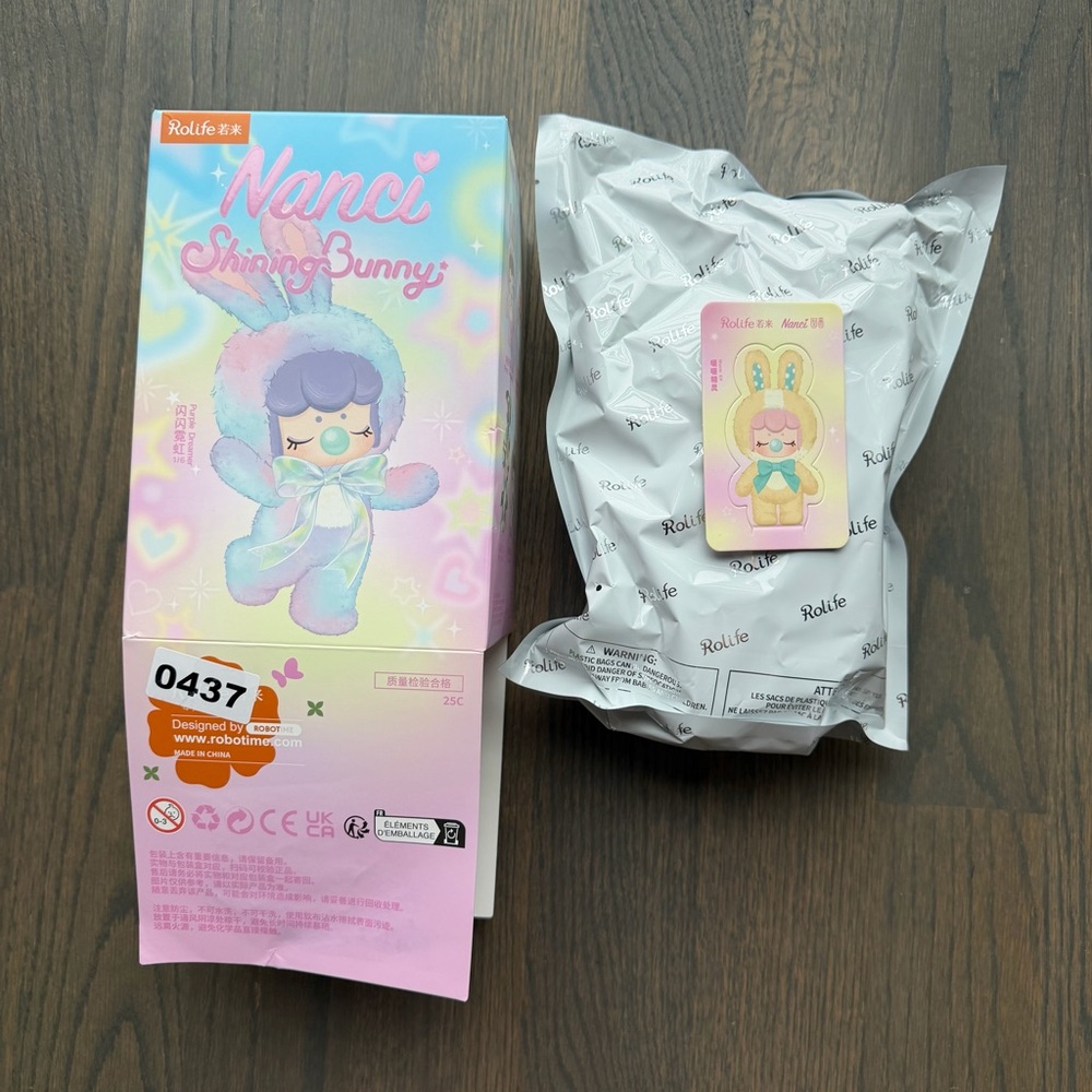 NEW Nanci Shining Bunny CONFIRMED Yellow Warm Elf Blind Box Plushie Figure - Picture 4 of 9